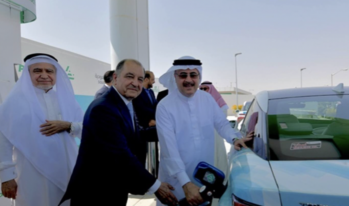 In 2019, Aramco established the first hydrogen fueling station in Saudi Arabia